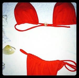 "Valentino" Valentino Red 2 Pc Bikini